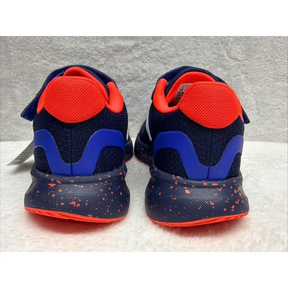 Adidas Runfalcon 5 Kids Size 12 Black Blue Red Running Sneakers